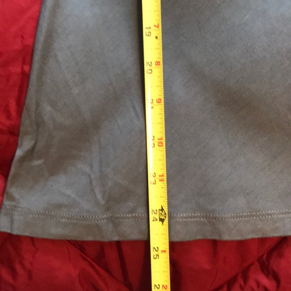 Gray ruche front 3/4 sleeve top - Picture 5 of 5